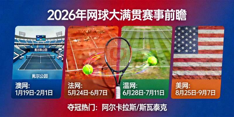 2026年网球大满贯赛事前瞻图片